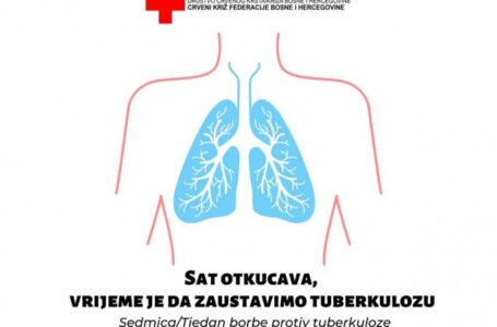 Crveni križ FBiH od 14. rujna obilježava Tjedan borbe protiv tuberkuloze