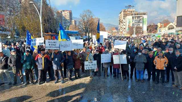  Prosvjed umirovljenika ZDK u Zenici