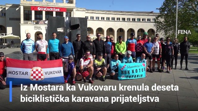  Iz Mostara krenula deseta biciklistička karavana prijateljstva