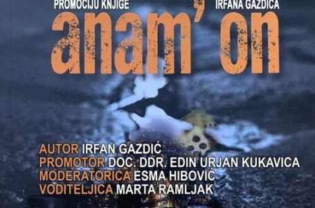 Žepče: Biblioteka i Dom kulture organiziraju promociju knjige „Anam’ on“ Irfana Gazdića