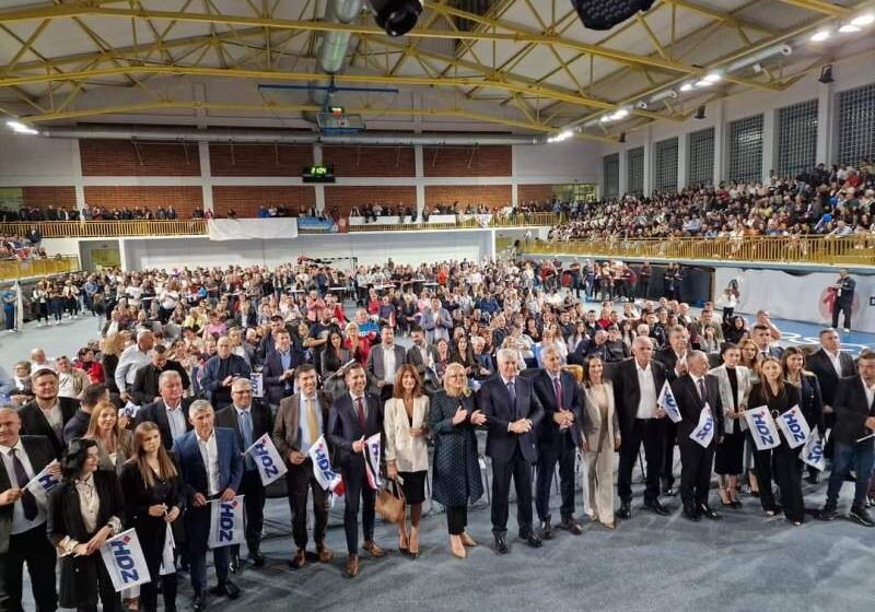 Spektakularni središnji predizborni skup HDZ-a BiH Žepče