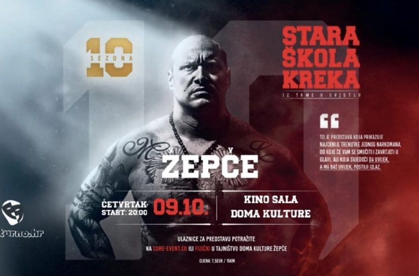  Sutra u Žepču Marin Ivanović s predstavom „Stara škola kreka – Iz tame u svjetlo“